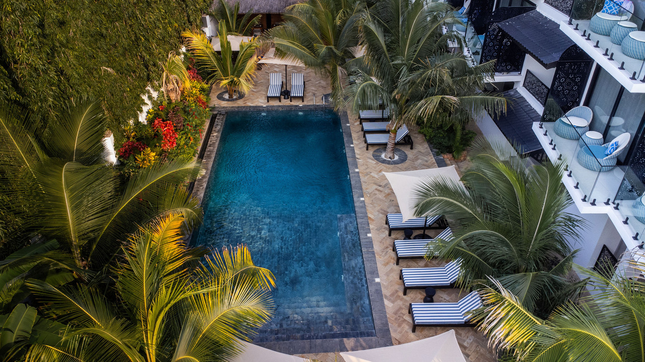 Área do The Z Hotel em Zanzibar